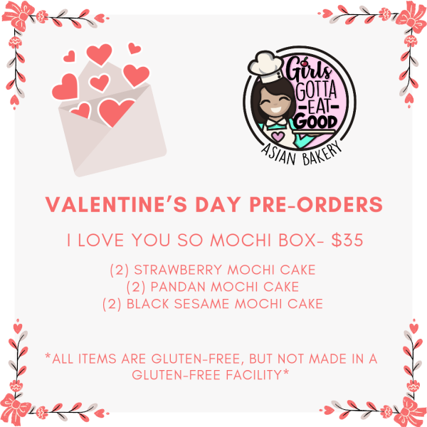 (Valentine's Preorder) - I love you so mochi treat box